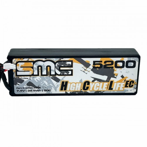 SMC 5200mAh 50C 2cell 7.4v "Eco Mudboss" - Plug Options