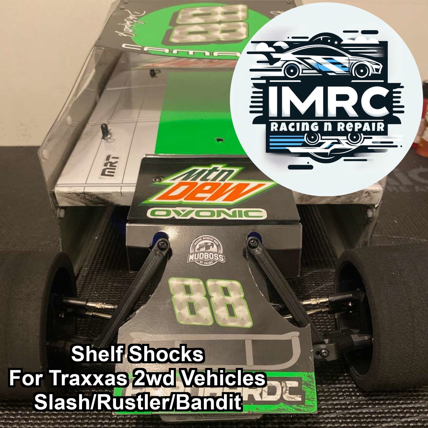 Shelf Shocks for Traxxas 2WD Cars & possible other models.