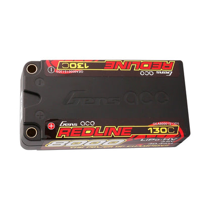 Gens Ace Redline Series 8000mAh 3.8V 140C 1S2P HardCase 65# HV Lipo Battery With 5.0mm Bullet LCG